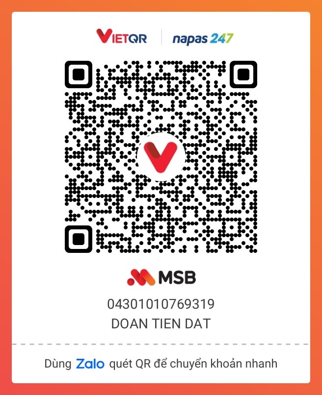 QR Code chuyển khoản